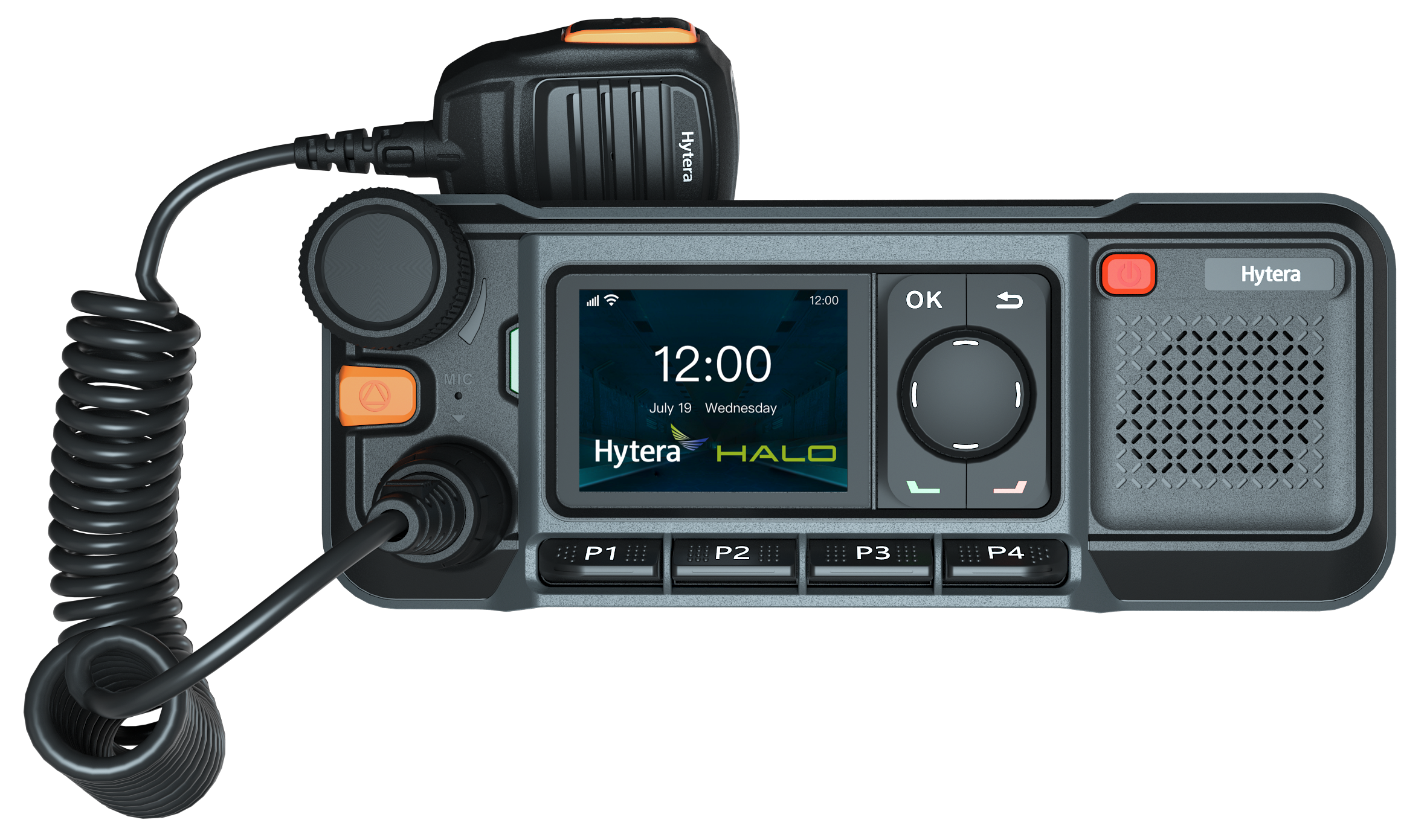 MNC360 Hytera Nielson Communications Hytera HALO MNC360 Mobile Push to Talk over Cellular Radio made to be mounted into vehicles